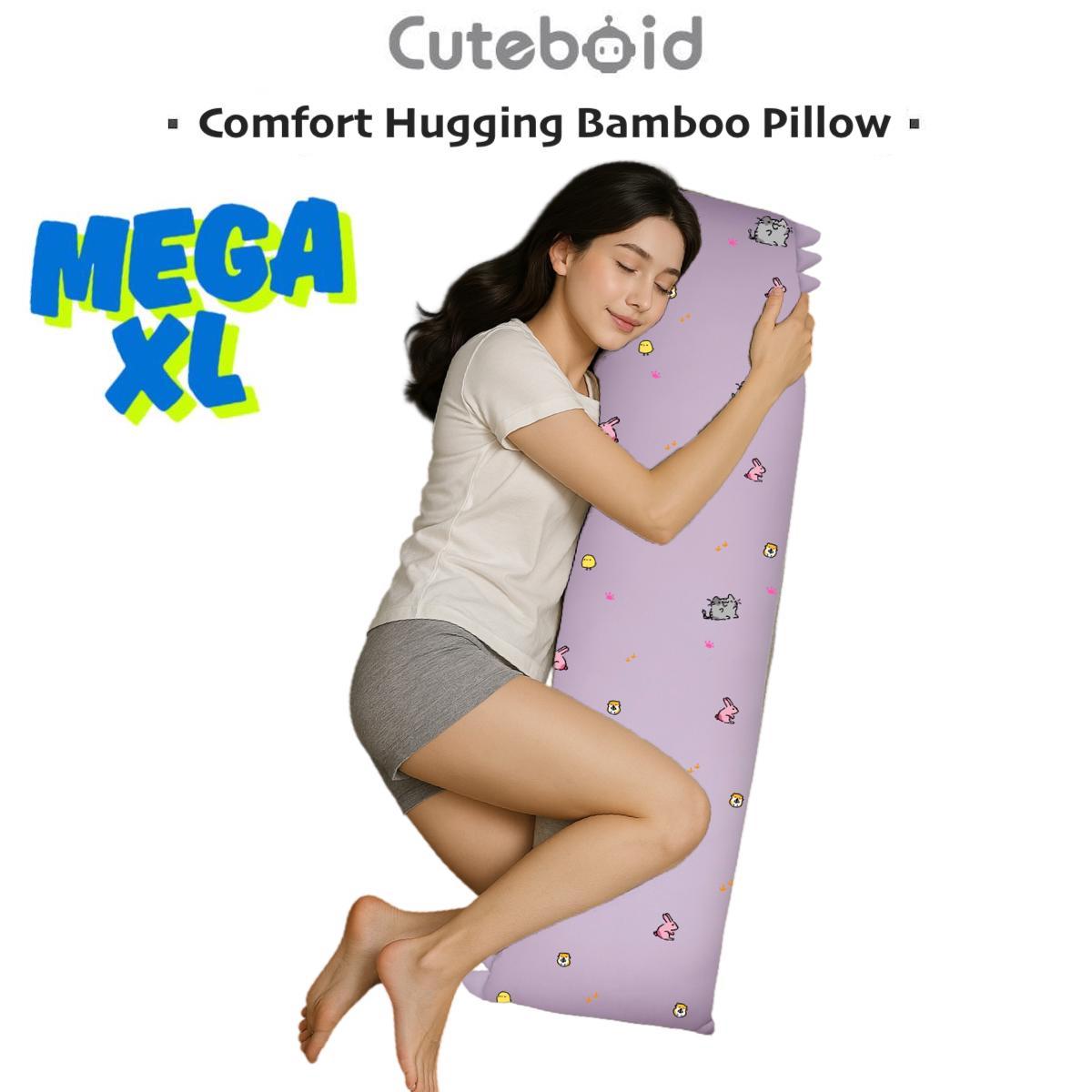 Adult Mega XL Bamboo Hugging Pillow Soft Comfortable 120cm Body Pillow