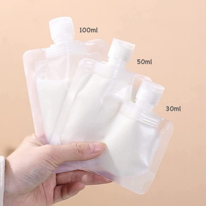 Disposable Shampoo Container Pack for Travel Friendly Size