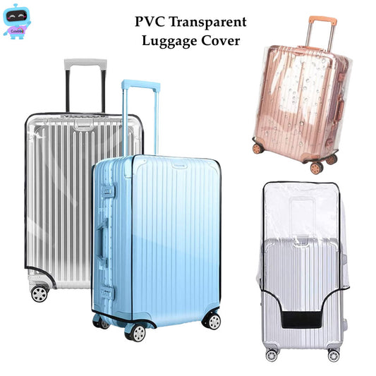PVC Transparent Luggage Cover Suitcase Protector Waterproof