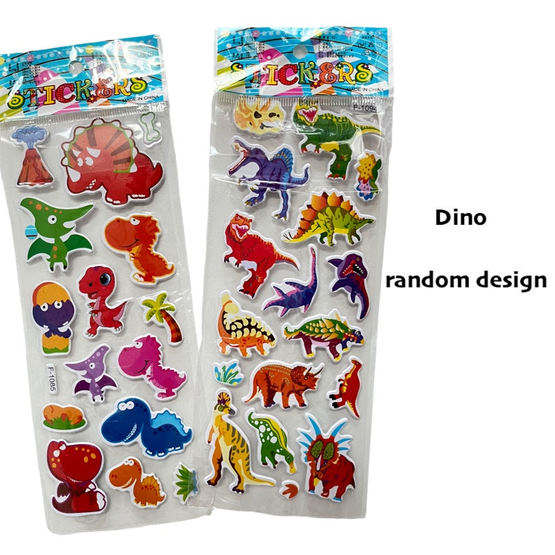 Kids 3D Cartoon Stickers for Children Goodie Bag