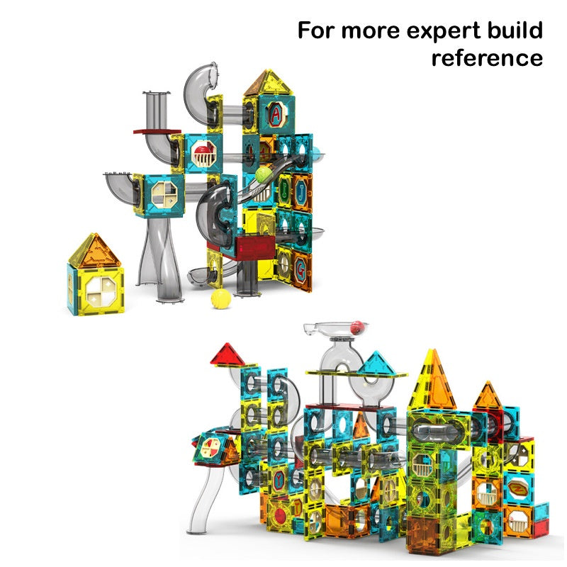 Kids 3D Magnetic Tiles Building Blocks Educational Stacking Magnet Toys