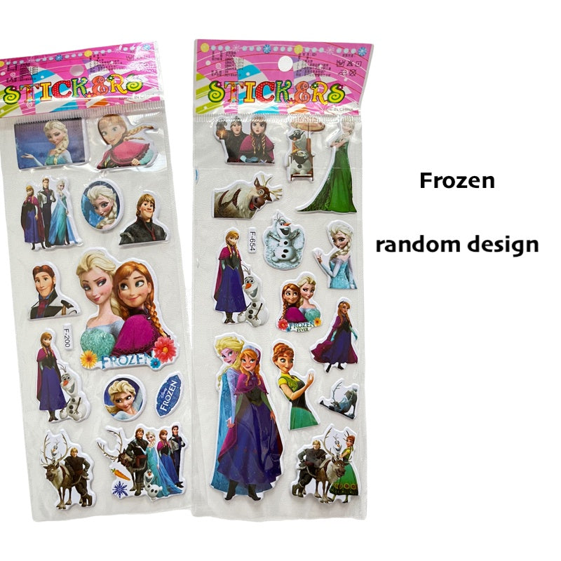 Kids 3D Cartoon Stickers for Children Goodie Bag