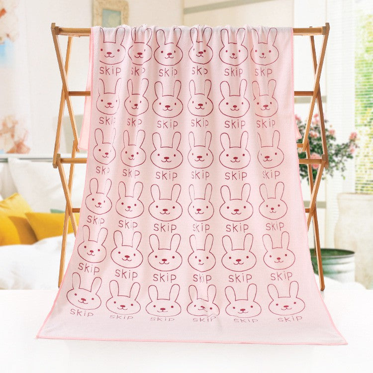 Soft Microfibre Kids Bath Towel Good Water Absorbent Towels 70x140