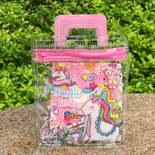 Children 6 in 1 Stationery Gift Goodies Bag Pack for Preschool Birthday Party