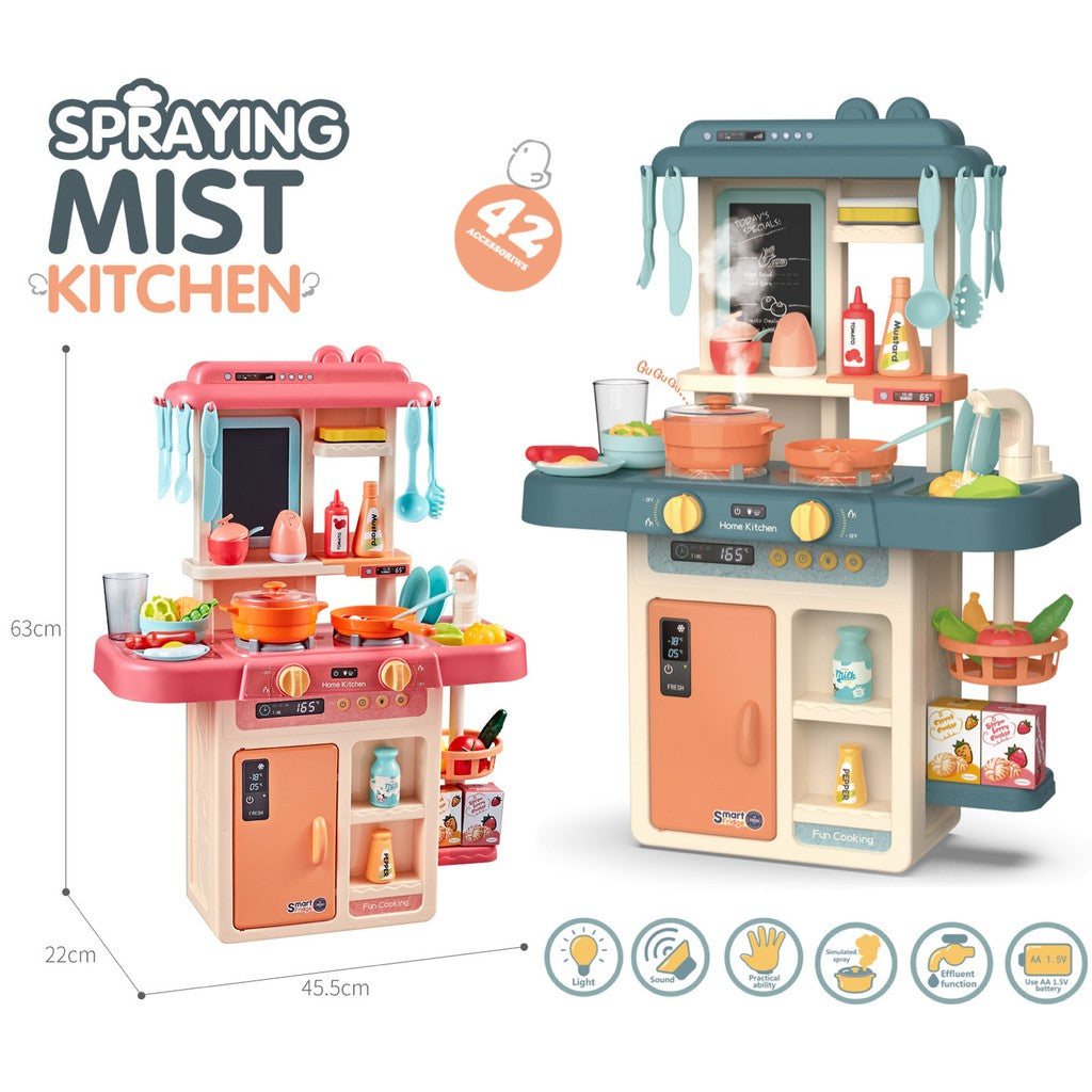 Children Kitchen Toy with Mist 63cm 72cm