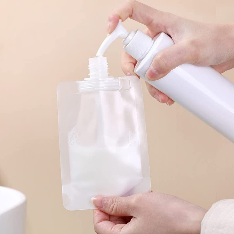Disposable Shampoo Container Pack for Travel Friendly Size
