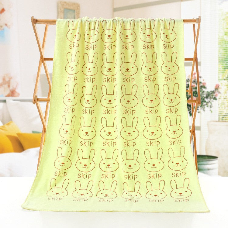 Soft Microfibre Kids Bath Towel Good Water Absorbent Towels 70x140
