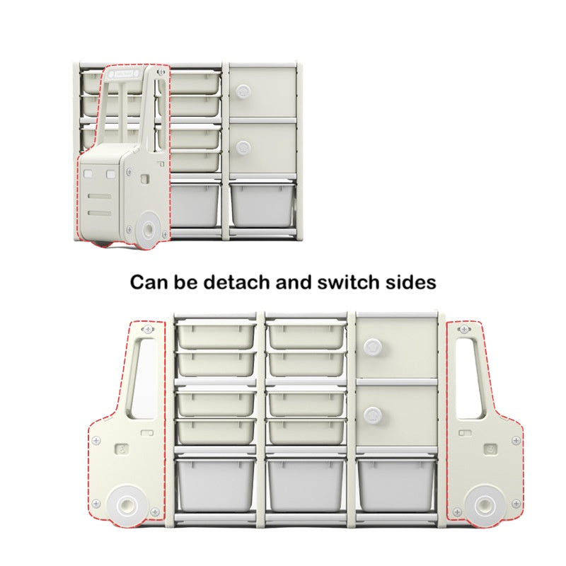 Baby Toy and Accessories Storage Organiser Rack Kids Cute Multi Layer Wardrobe