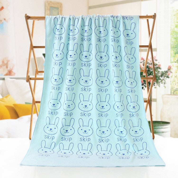Soft Microfibre Kids Bath Towel Good Water Absorbent Towels 70x140