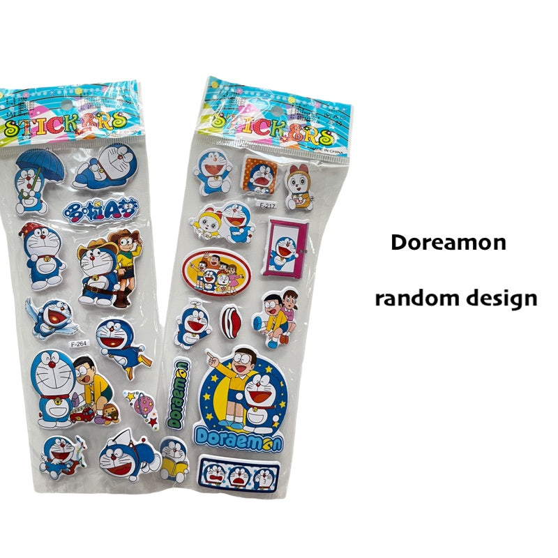 Kids 3D Cartoon Stickers for Children Goodie Bag