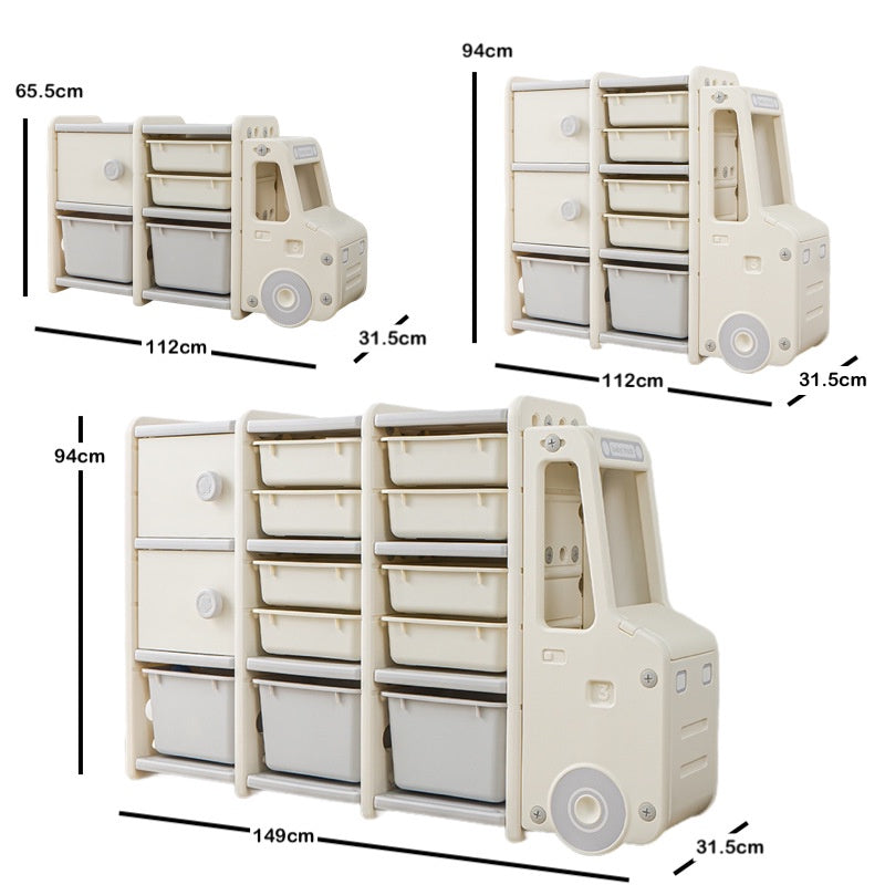 Baby Toy and Accessories Storage Organiser Rack Kids Cute Multi Layer Wardrobe