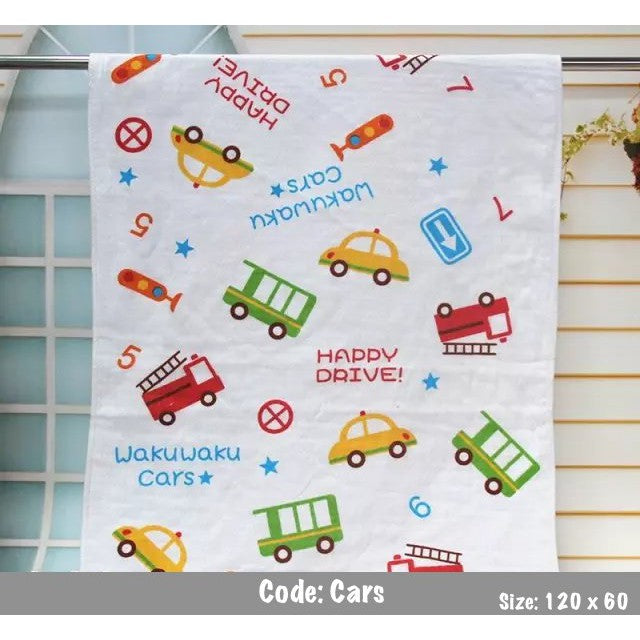 Baby Towels Cute Children Bath Towel Kids Muslin Gauze Water Absorbing Washcloths