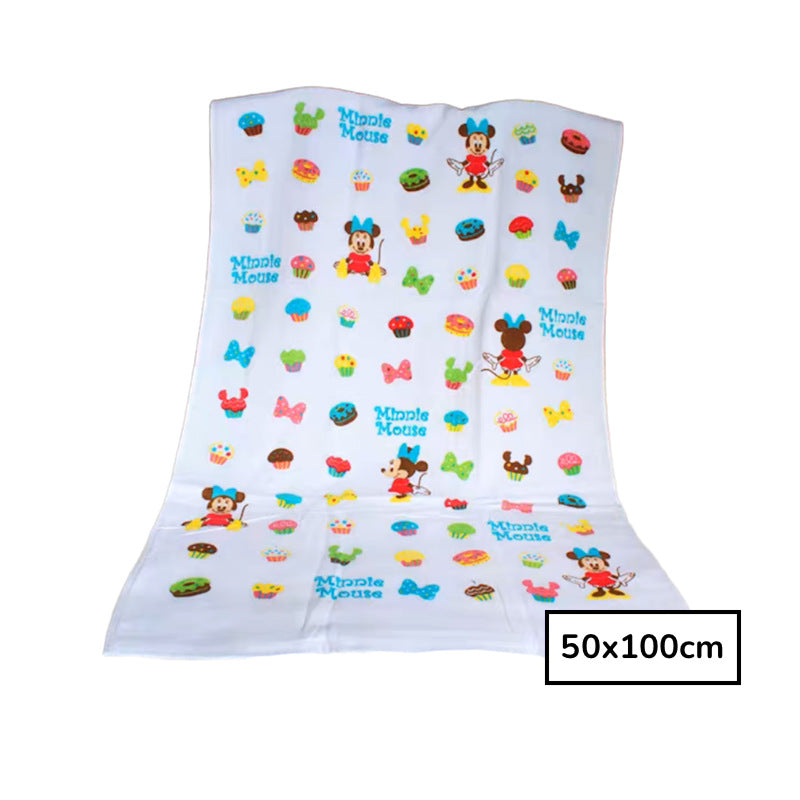 Baby Towels Cute Children Bath Towel Kids Muslin Gauze Water Absorbing Washcloths