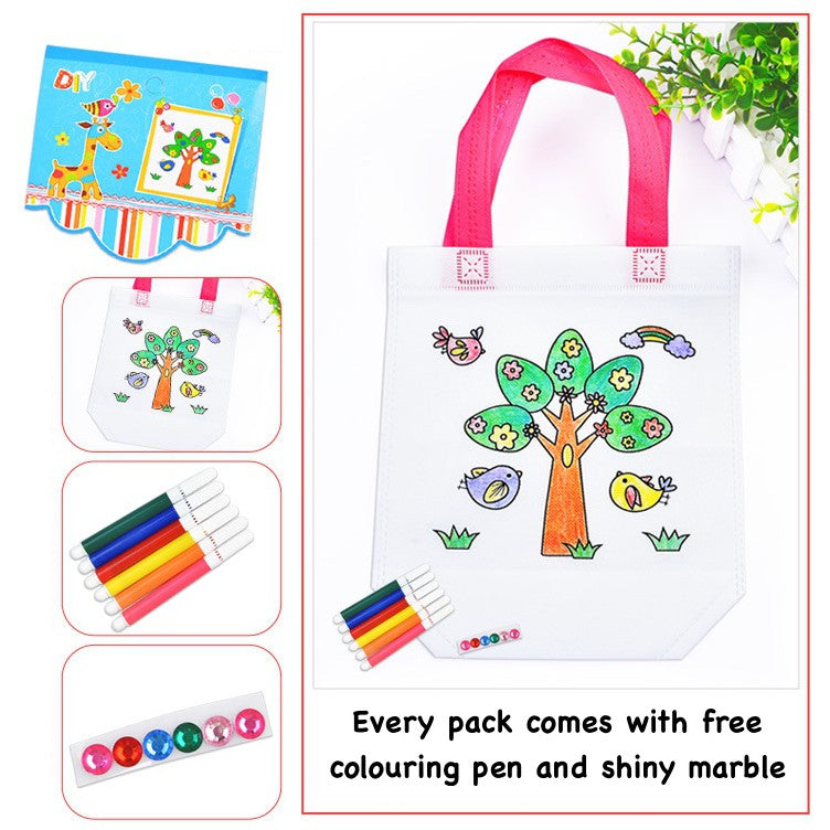 Children DIY Colouring Bag | Goodie Bag Kids Party Gift