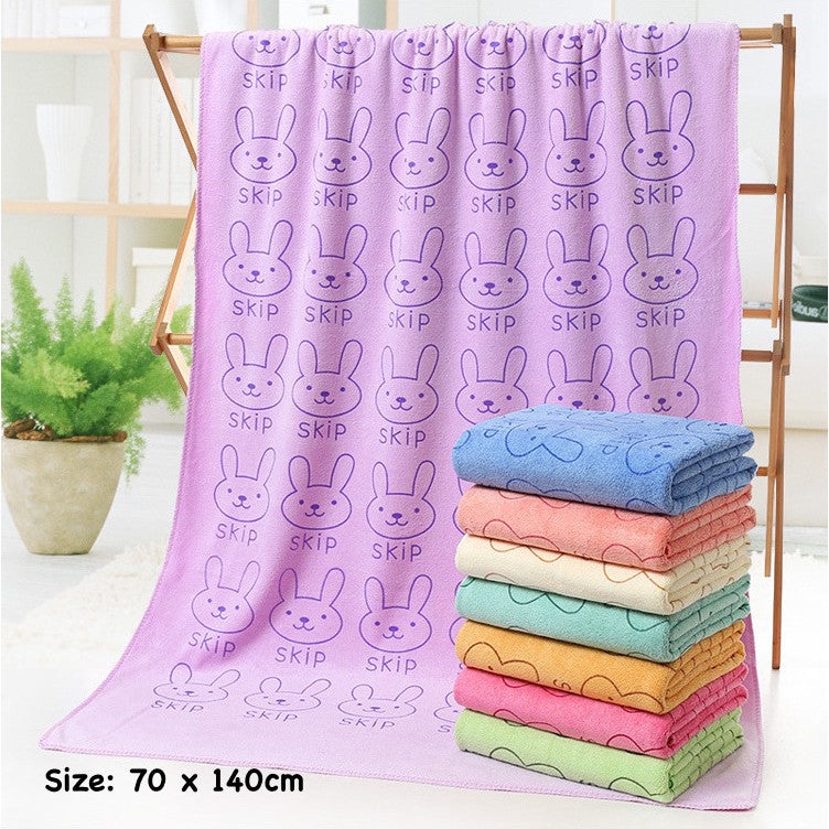 70 X140CM Absorb Water Child Microfibre Beach Towel Bath Towels