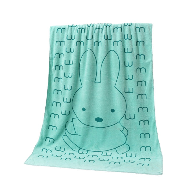 Soft Microfibre Kids Bath Towel Good Water Absorbent Towels 70x140