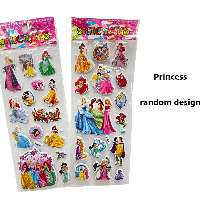 Kids 3D Cartoon Stickers for Children Goodie Bag