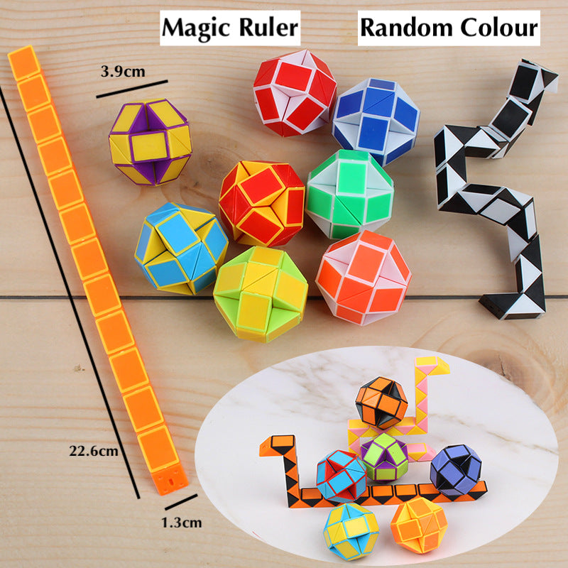 Magic Ruler Set Square Stationery Goodies Gift