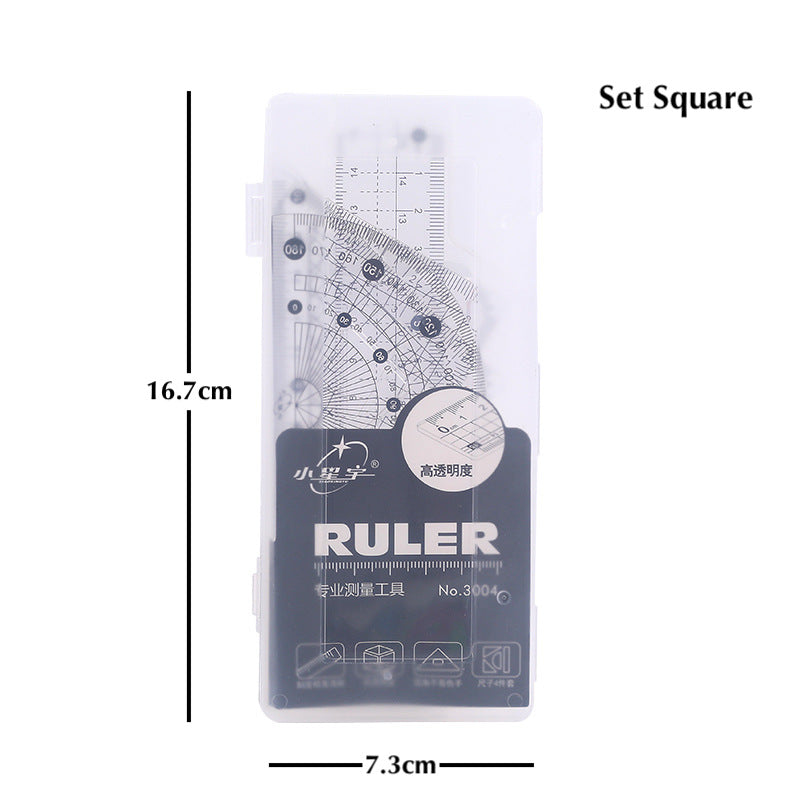 Magic Ruler Set Square Stationery Goodies Gift
