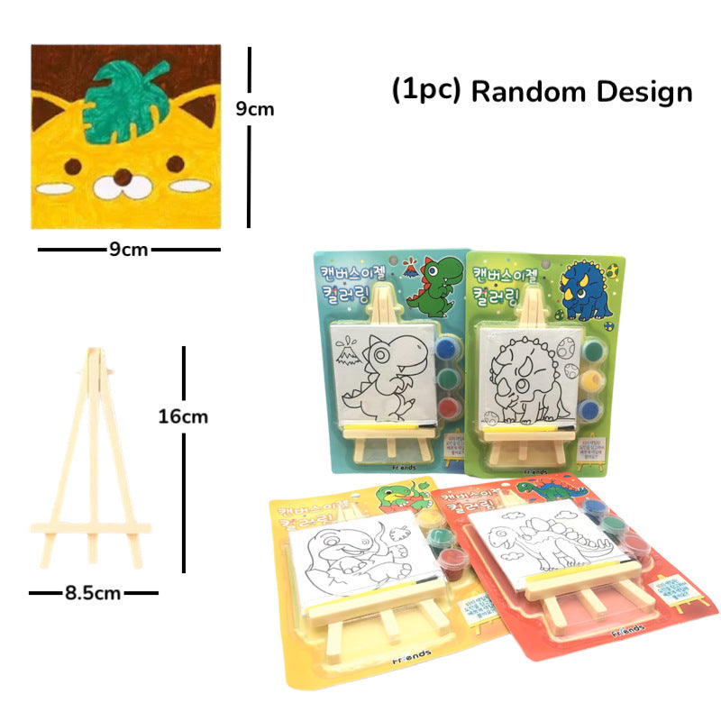 Kids Oil Painting Canvas Drawing Children Birthday Goodie Bag Gift
