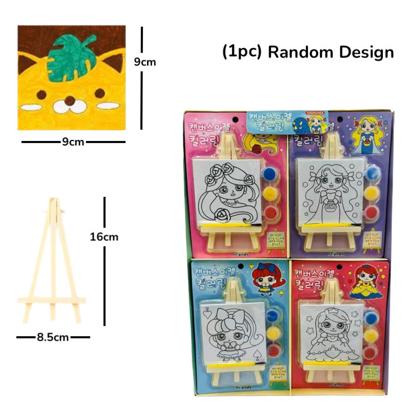 Kids Oil Painting Canvas Drawing Children Birthday Goodie Bag Gift