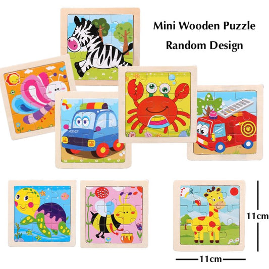 Mini Wodden Puzzle and Shape Sorter