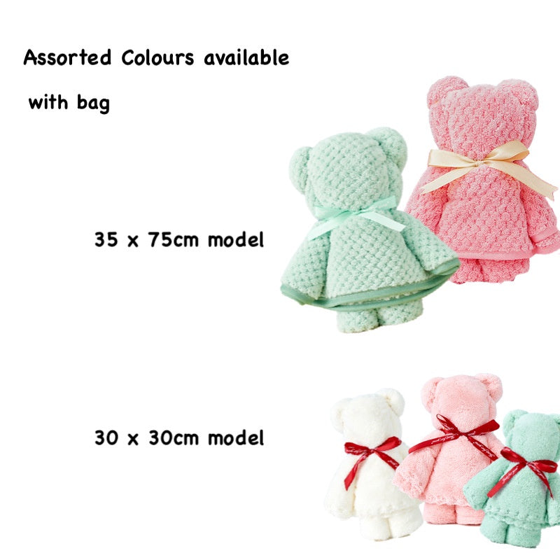 Cute Bear Towel Kids Goodie Bag Gift Wedding Door Gift