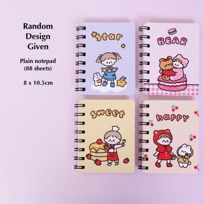 Mini Notebook A7 Kids Cute Notepad for Goodie Bag Children Birthday Gift