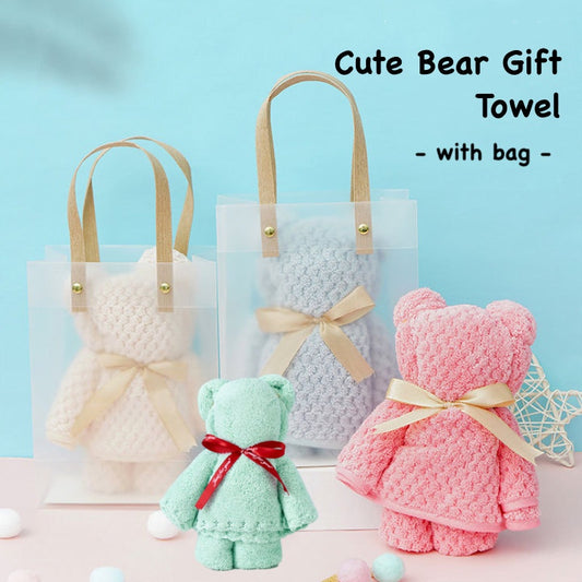 Cute Bear Towel Kids Goodie Bag Gift Wedding Door Gift