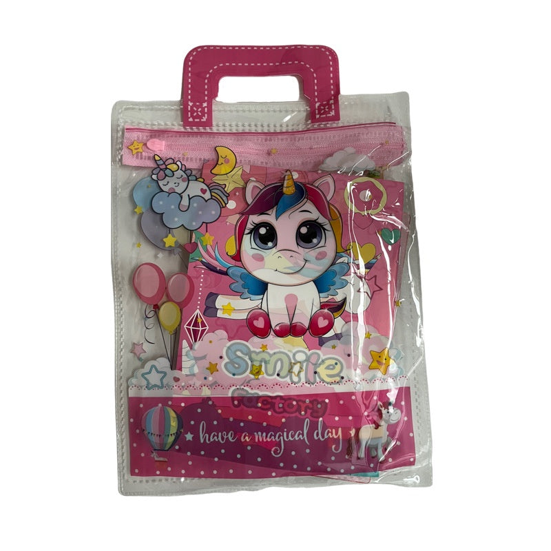 Children 6 in 1 Stationery Gift Goodies Bag Pack for Preschool Birthday Party