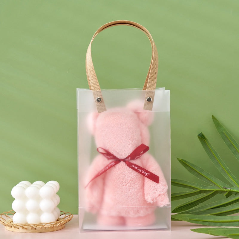 Cute Bear Towel Kids Goodie Bag Gift Wedding Door Gift
