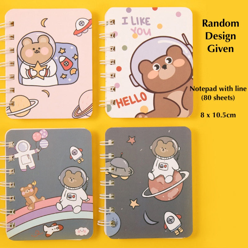 Mini Notebook A7 Kids Cute Notepad for Goodie Bag Children Birthday Gift