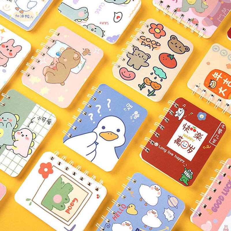 Mini Notebook A7 Kids Cute Notepad for Goodie Bag Children Birthday Gift