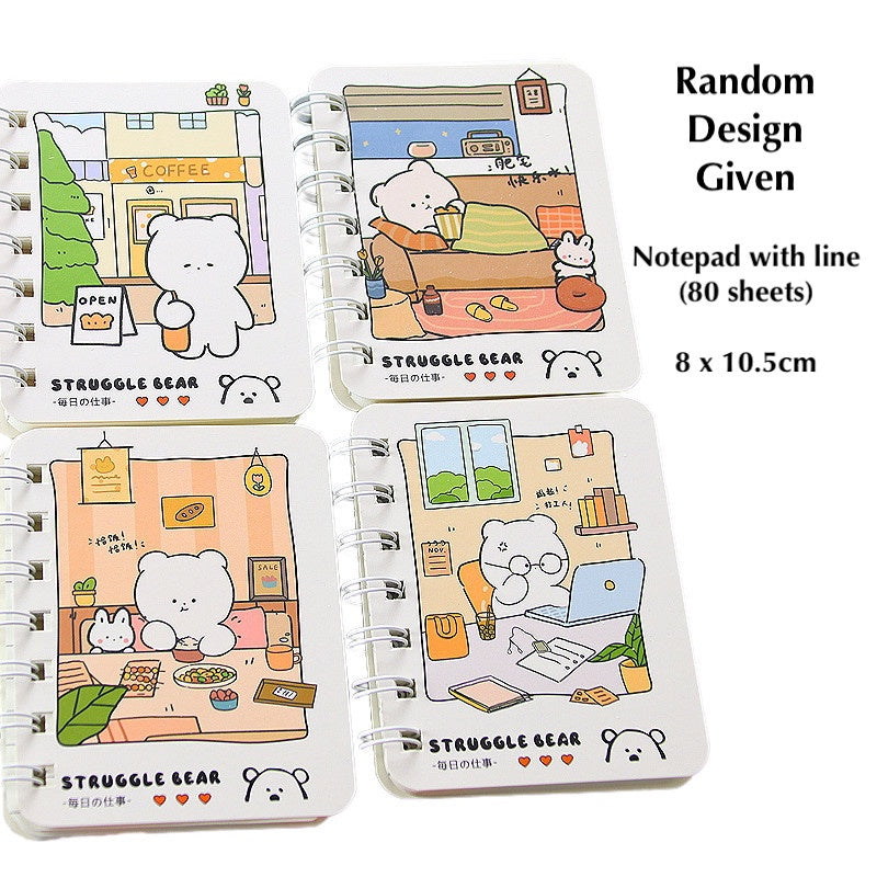 Mini Notebook A7 Kids Cute Notepad for Goodie Bag Children Birthday Gift