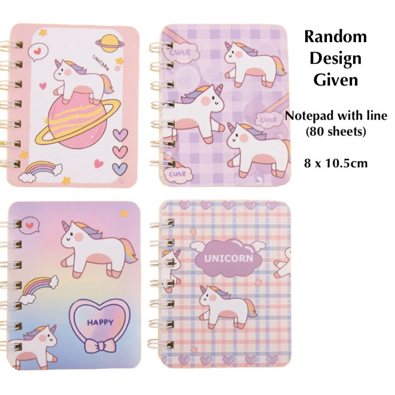 Mini Notebook A7 Kids Cute Notepad for Goodie Bag Children Birthday Gift