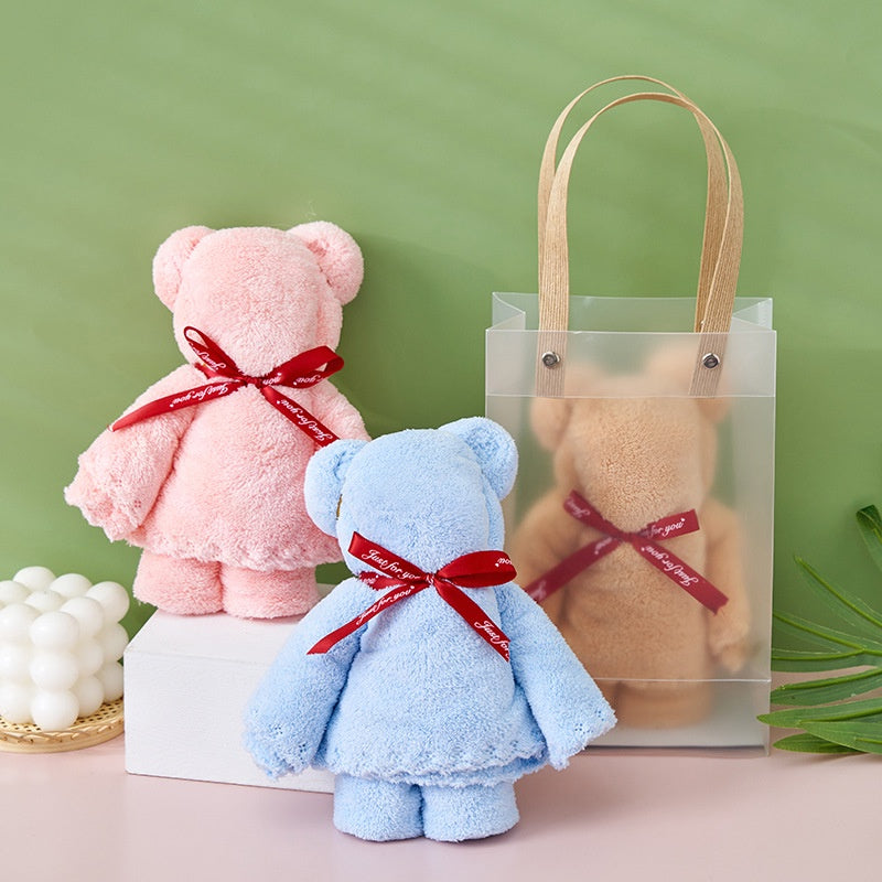 Cute Bear Towel Kids Goodie Bag Gift Wedding Door Gift