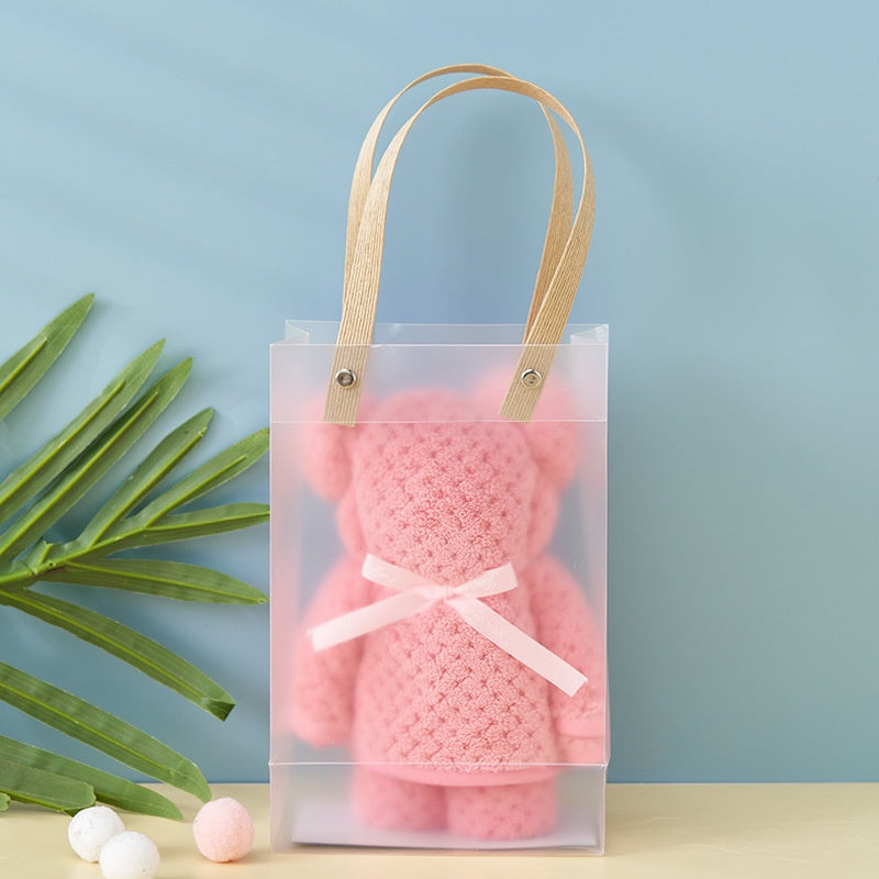 Cute Bear Towel Kids Goodie Bag Gift Wedding Door Gift