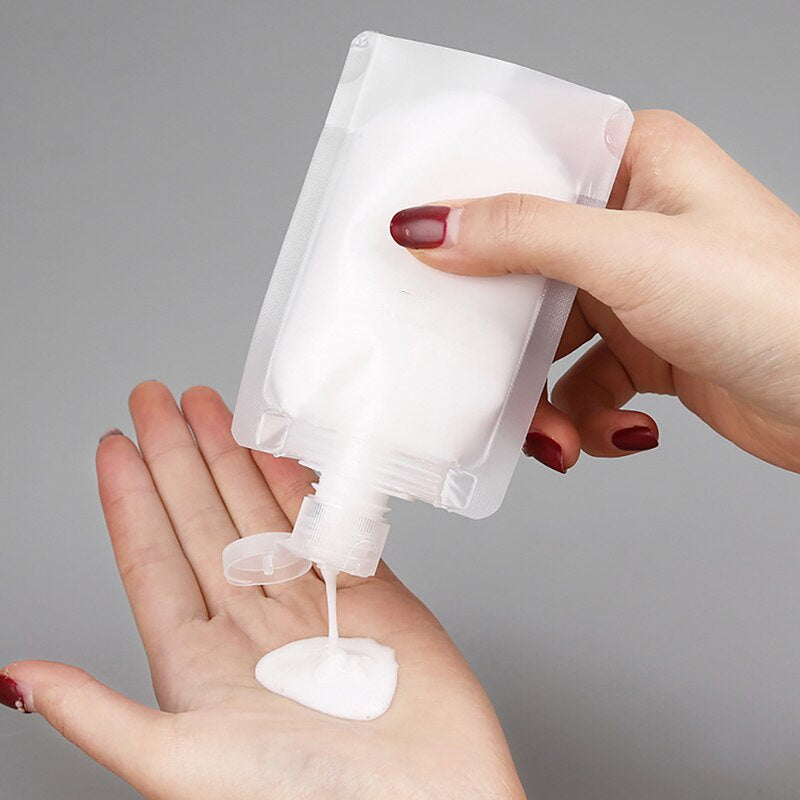 Disposable Shampoo Container Pack for Travel Friendly Size