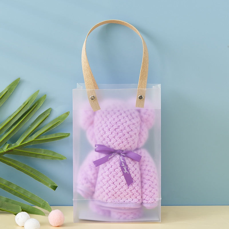 Cute Bear Towel Kids Goodie Bag Gift Wedding Door Gift
