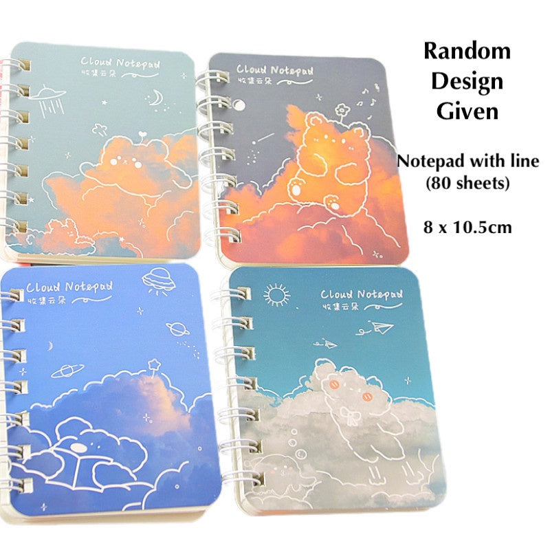 Mini Notebook A7 Kids Cute Notepad for Goodie Bag Children Birthday Gift