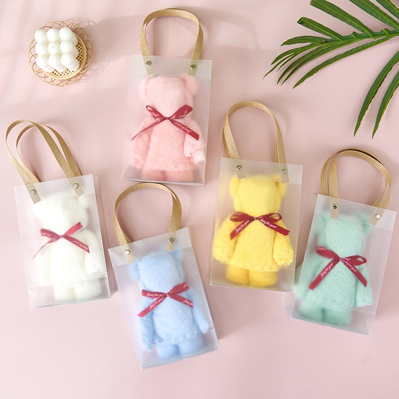 Cute Bear Towel Kids Goodie Bag Gift Wedding Door Gift