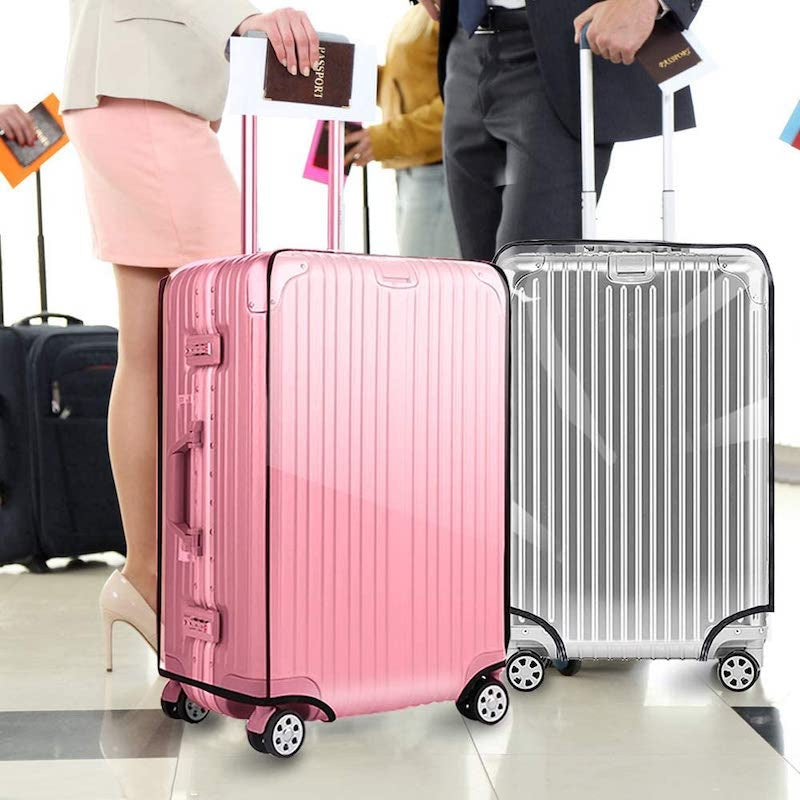PVC Transparent Luggage Cover Suitcase Protector Waterproof