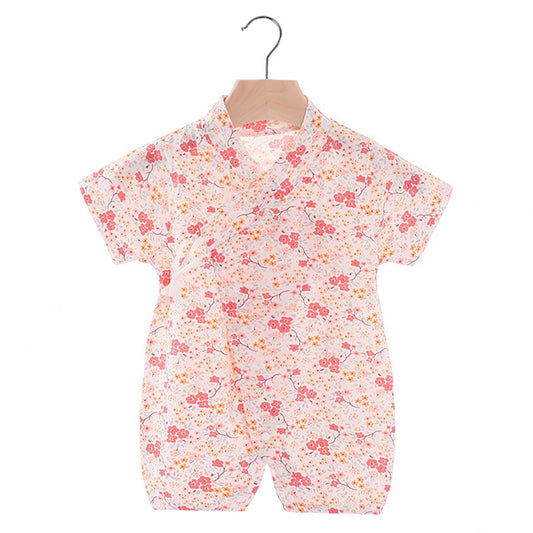 Baby Kimono Romper Cotton Cute Baby Jumpsuits Clothes