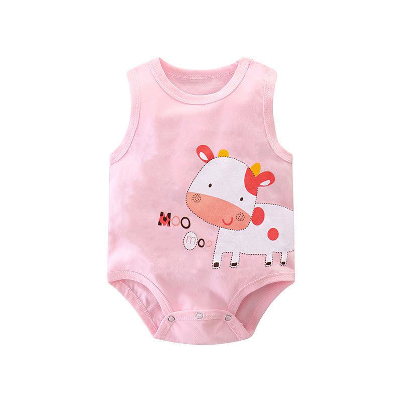 Baby Sleeveless Romper Cotton Bodysuits