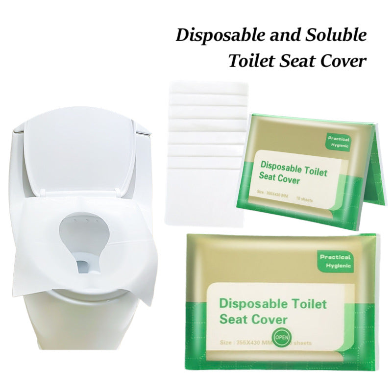 Disposable Toilet Seat Cover Flushable Material for Travel Usage