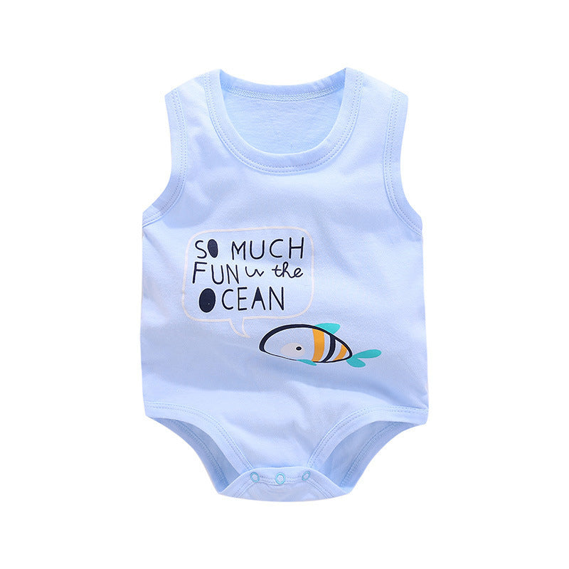 Baby Sleeveless Romper Cotton Bodysuits