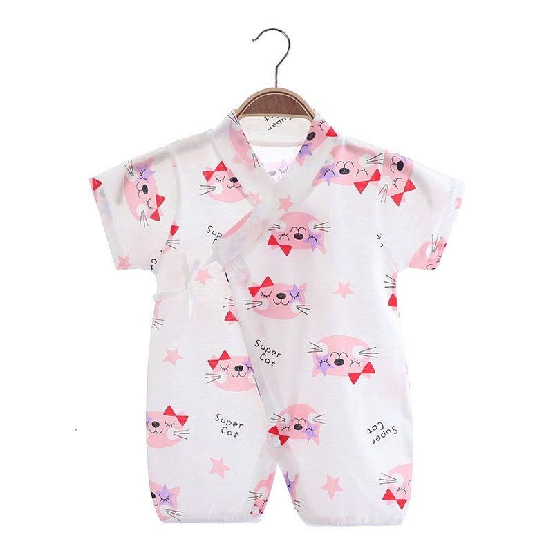 Baby Kimono Romper Cotton Cute Baby Jumpsuits Clothes