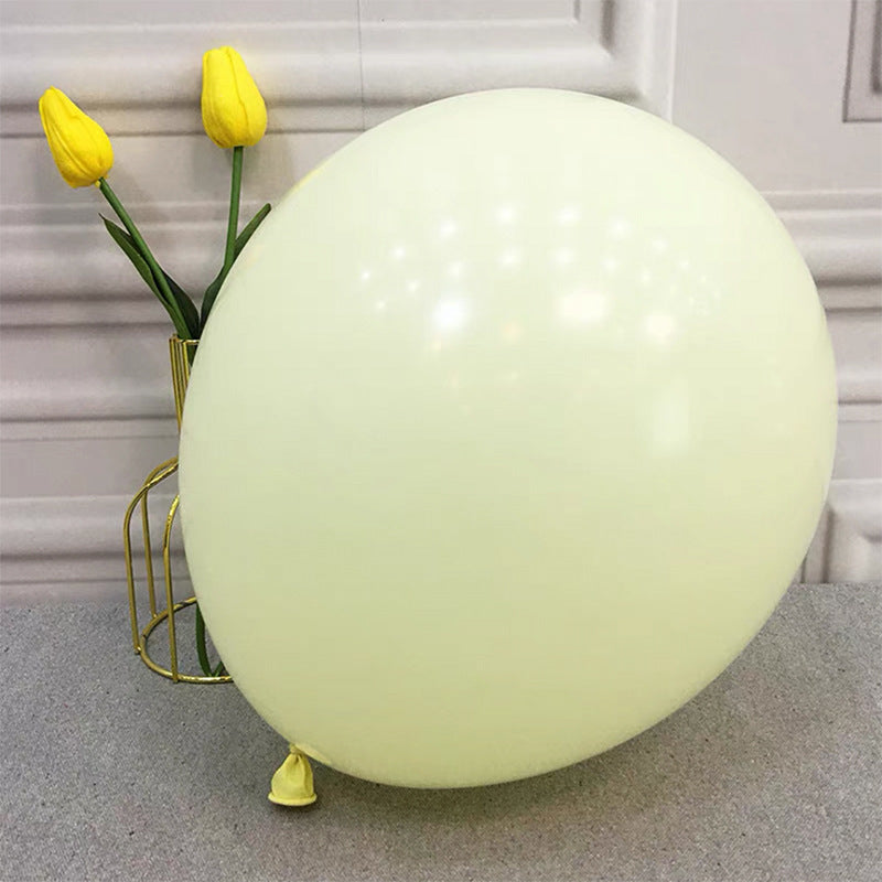 10inch Latex Birthday Balloons Party Supply Air Balloon Toy Macarons and Metallic Colour