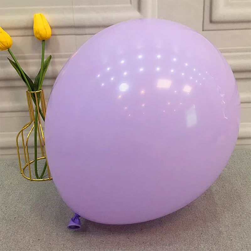 10inch Latex Birthday Balloons Party Supply Air Balloon Toy Macarons and Metallic Colour