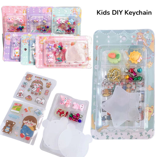 Kids DIY Acrylic Keychain Goodies Bag Art Handicraft